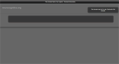 Desktop Screenshot of neurocognitiva.org
