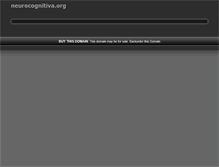 Tablet Screenshot of neurocognitiva.org